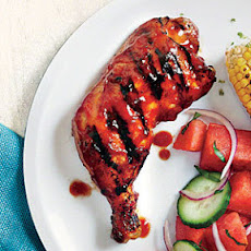 Grilled Chicken with Honey-Chipotle BBQ Sauce