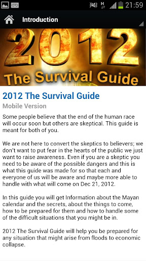 2012 Survival Guide