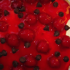 Low-Fat Cherry Cheesecake Pudding Pie