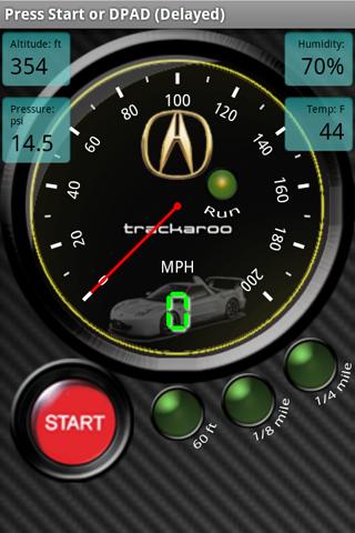 Acura Speedo Dynomaster Layout