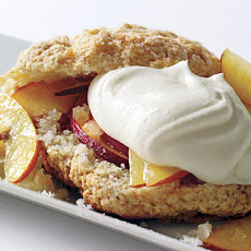 Fresh Peach and Gingercream Shortcakes