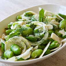Spring Fava Bean Fennel Salad