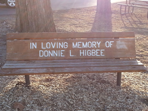 Donnie L. Higbee Memorial Bench