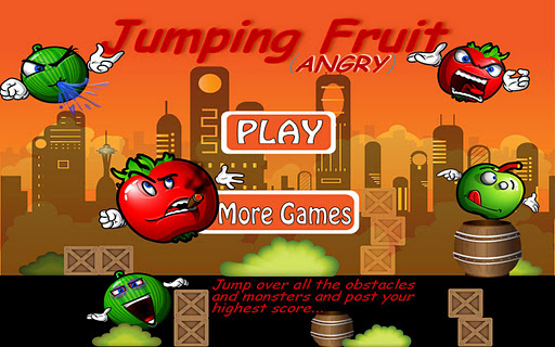 Jumping Angry Fruit