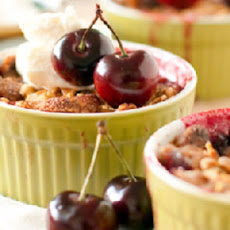 Cherry Almond Crisp