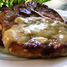 Pork Chops With Blue Cheese Gravy