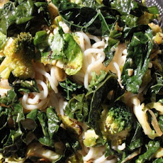 Easy Stir-Fried Broccoli and Brussels Sprouts