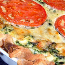 Spinach Ham Quiche