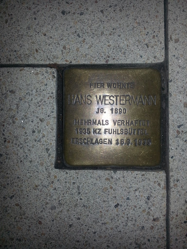 Gedenkstein Westermann