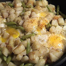 Creamy Potatoes With Green Beans & Eggs