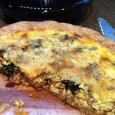 Italian Sausage-Spinach-Cheese Quiche