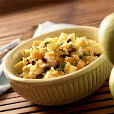 Curried Sweet Potato-Apple Pilaf
