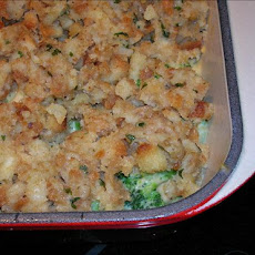 Cheesy Broccoli & Stuffing Casserole