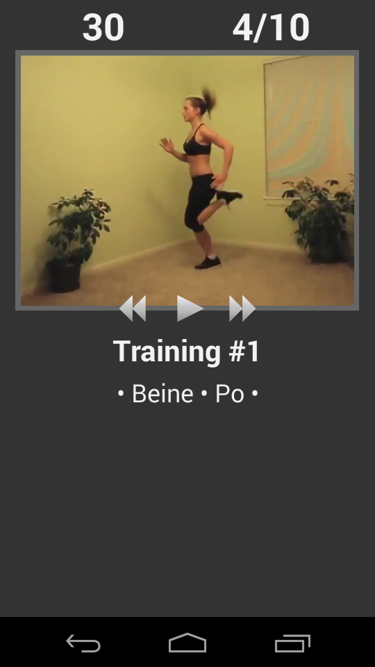 Android application Daily Cardio Workout - Trainer screenshort