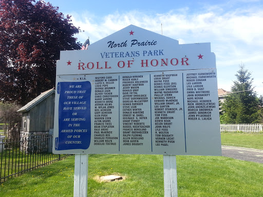 North Prairie Veterans Park Roll of Honor