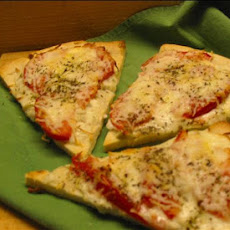 Go Blue Alfredo Pizza