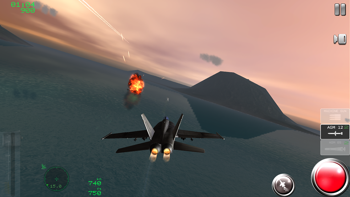 Android application Air Navy Fighters screenshort