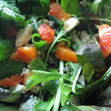 Arugula, Blood Orange and Bleu Cheese Salad