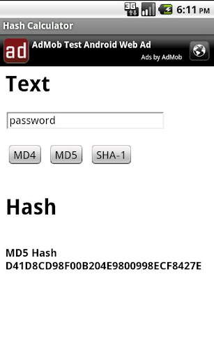 Hash Calculator