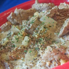 Pork or Lamb Goulash A' Blanc