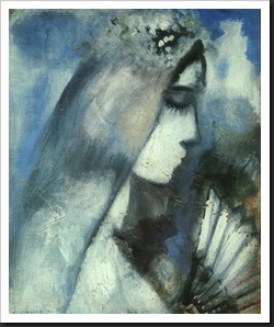 Marc Chagall, Bride with a Fan, 1911