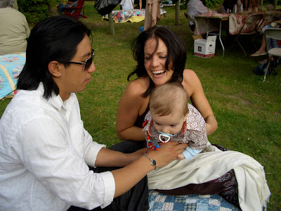 Alvin and Michelle log some baby time