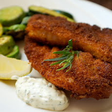 Pan Fried Red Snapper with Tarragon Tartar Sauce