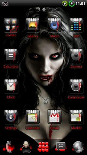 Vampire GO Launcher EX Theme