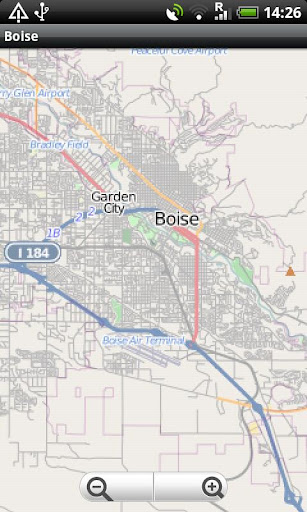 Boise Street Map