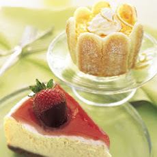 Lemon Charlottes with Lemon Curd and Candied Lemon Peel