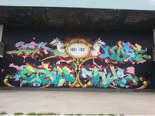 Large Graffiti Mural Section