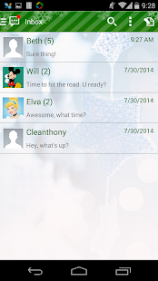 How to mod Handcent 6 Skin Winter Green lastet apk for android