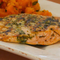Herb-Encrusted Grilled Salmon
