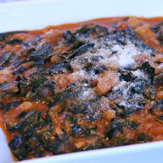 Braised Kale and Cannellini Beans