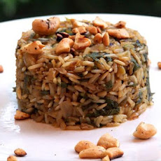 Green Pilau With Cashews