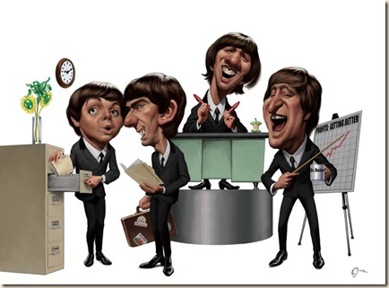 Beatles-Caricature