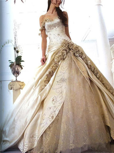 The Beauty of an Sexy Slim Ivory Wedding Dress 13