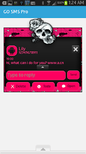 How to download GO SMS - Rose Skulls 3 patch 1.1 apk for bluestacks