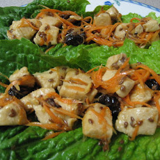 Cherry Chicken Lettuce Wraps