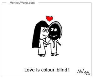 Cartoon-Love is Colour-blind