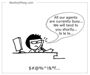 Cartoon - Operator is busy