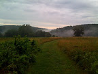 Beautiful views on my ride into work.