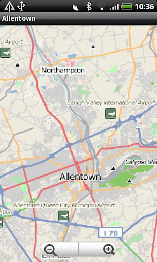 Allentown PA Street Map