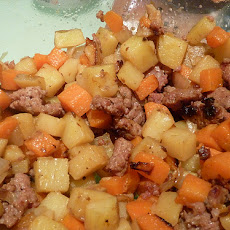 Sausage, Potato and Carrot One-Dish Supper