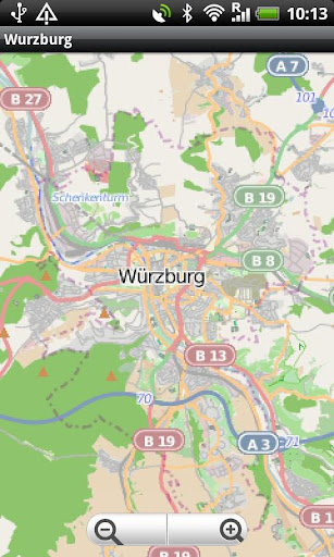 Würzburg Street Map