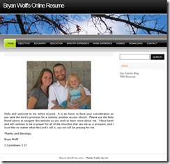 Online Resume