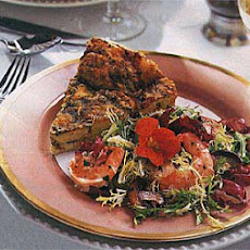 Chive and Brie Strata