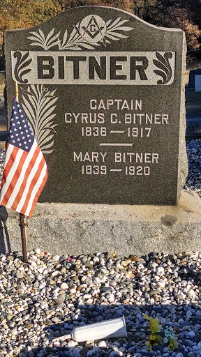 Captain Cyrus C Bitner Sculpture