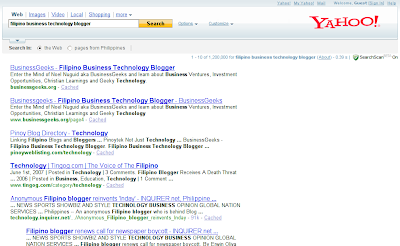 Cuil Search Engine Result