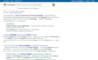 Cuil Search Engine Result